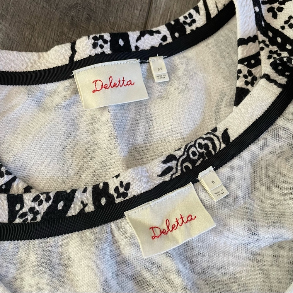 Deletta Madrona Paisley top - Picture 2 of 7